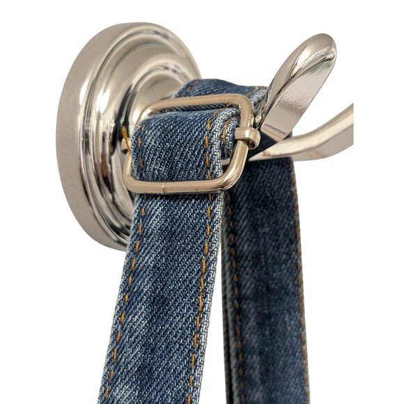 Denim Purse Flower Power Purse Daisy Rainbow Jean Bag Y2K Boho Hippie Cottage - Picture 5 of 11